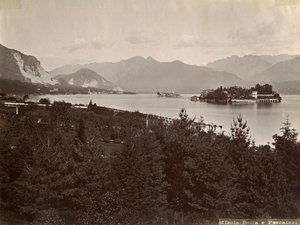 Isola dei Pescatori Wyspa Rybaków, Jezioro Maggiore, Włochy, 1890 autorstwa Unbekannt