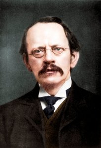 JJ Thomson, brytyjski fizyk, c1896-c1915 autorstwa Unbekannt