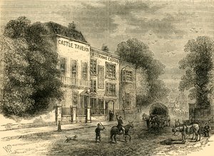 Zamek Jacka Strawsa, ok. 1876 r. autorstwa Unbekannt