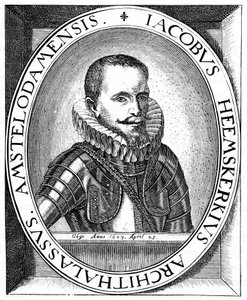 Jacob van Heemskerk, holenderski oficer marynarki i badacz, c1595 autorstwa Unbekannt