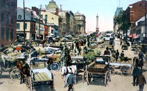 Jacques Cartier Market, Montreal, Kanada, ok. 1900 autorstwa Unbekannt