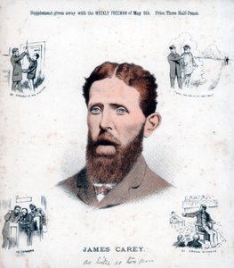 James Carey, irlandzki republikanin i informator, 1883 autorstwa Unbekannt