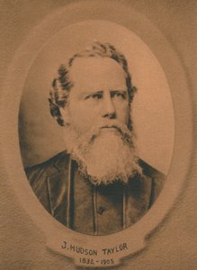 James Hudson Taylor 1832-1905, brytyjski misjonarz protestancki w Chinach, ok. 1910 r. autorstwa Unbekannt