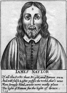 James Naylor, przywódca angielskiego kwakrów, XVII wiek autorstwa Unbekannt