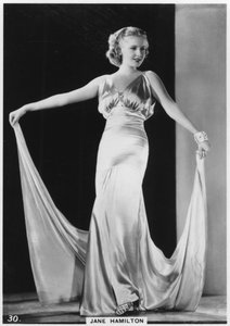 Jane Hamilton, amerykańska aktorka filmowa, ok. 1938 r. autorstwa Unbekannt