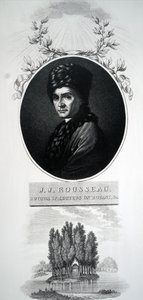 Jean-Jacques Rousseau. autorstwa Unbekannt