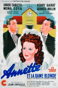 Jean Drevilles Annette et la Dame Blonde, Annette and the Blonde Woman, 1941 autorstwa Unbekannt