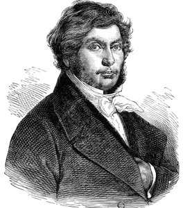 Jean Francois Champollion, francuski historyk, językoznawca i egiptolog, XIX w. autorstwa Unbekannt
