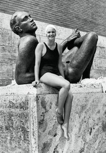 Jeanette Campbell, argentyńska pływaczka, Igrzyska Olimpijskie w Berlinie, 1936 r autorstwa Unbekannt