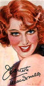 Jeanette MacDonald, 1903-1965, piosenkarka i aktorka, XX wiek autorstwa Unbekannt