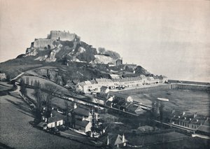 Jersey - Gorey i zamek Mont Orgueil, 1895 autorstwa Unbekannt