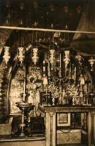 Jerozolima - Kościół Grobu Świętego - Kalwaria, c1918-c1939. autorstwa Unbekannt