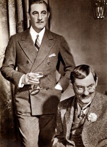 John 1882-1942 i Lionel 1878-1954 Barrymore, amerykańscy aktorzy teatralni i filmowi autorstwa Unbekannt