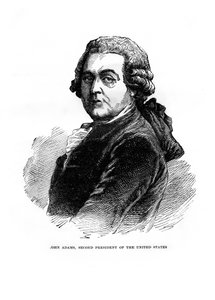 John Adams, drugi prezydent Stanów Zjednoczonych, 1872 r. autorstwa Unbekannt