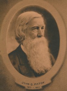 John Gibson Paton 1824-1907, urodzony w Szkocji misjonarz protestancki, ok. 1910 r. autorstwa Unbekannt