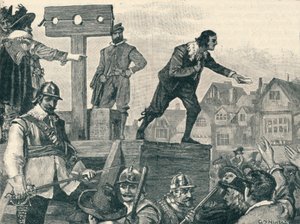 John Lilburne na pręgierzu w Westminster, 1638 1905. autorstwa Unbekannt