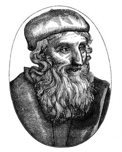 Jan Wiklif, XIV-wieczny angielski reformator religijny, XVI w. autorstwa Unbekannt
