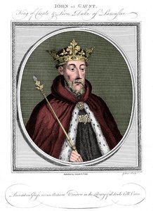 Jan Gaunt, książę Lancaster 1340-1399 autorstwa Unbekannt