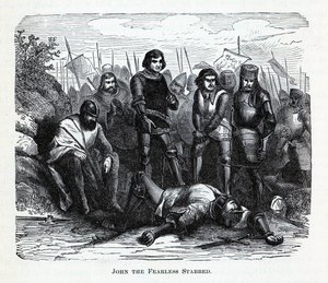 Jan Nieustraszony dźgnięty, 1882 autorstwa Unbekannt
