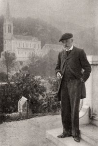 Joris-Karl Huysmans, francuski powieściopisarz, 1900 autorstwa Unbekannt