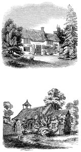 Miejsce urodzenia Josepha Addisona w Milston niedaleko Amesbury, Wiltshire autorstwa Unbekannt