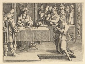 Joseph Interpreting Pharoahs Dreams kopia, 1640-70. autorstwa Unbekannt