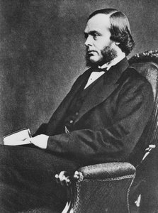 Joseph Lister, angielski chirurg i pionier chirurgii antyseptycznej, ok. 1867 r. autorstwa Unbekannt