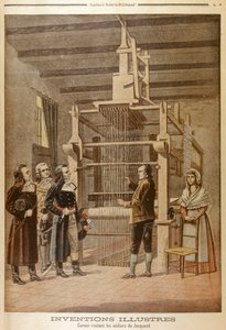 Joseph Marie Jacquard, pokazując swoje krosno Lazare Carnot, Lyon, Francja, 1801 1901 autorstwa Unbekannt