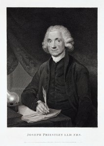 Joseph Priestley, angielsko-amerykański teolog i chemik autorstwa Unbekannt
