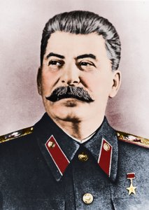 Józef Stalin 1879-1953, przywódca sowiecki, lata 40. XX wieku. autorstwa Unbekannt
