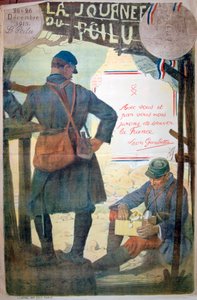 Włochaty dzień 25 i 26 grudnia 1915, francuski plakat z I wojny światowej, 1915 autorstwa Unbekannt