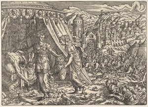 Judith i Holofernes, z Biblia, Frankfurt, 1564. autorstwa Unbekannt