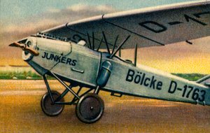 Samolot Junkers T 26E, lata 20., 1932. autorstwa Unbekannt