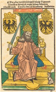 Kaiser Sigmund, 1483 lub wcześniej. autorstwa Unbekannt