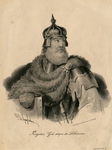 Kestutis, wielki książę litewski, 1840 autorstwa Unbekannt