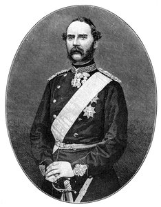 Król Danii Chrystian IX 1818-1906 autorstwa Unbekannt