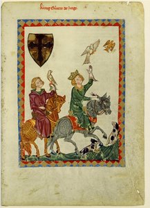 Król Konrad Młodszy z Codex Manesse, między 1305 a 1340 autorstwa Unbekannt
