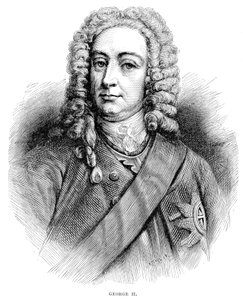 Król Jerzy II 1683-1760 Król Wielkiej Brytanii i Irlandii oraz elektor Hanoweru od 1727 r. autorstwa Unbekannt