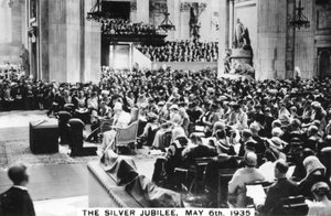 Król Jerzy kontra Srebrny Jubileusz, Londyn, 6 maja 1935 r. autorstwa Unbekannt