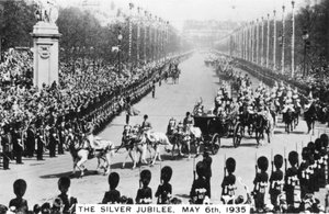 Król Jerzy kontra Srebrny Jubileusz, Londyn, 6 maja 1935 r. autorstwa Unbekannt