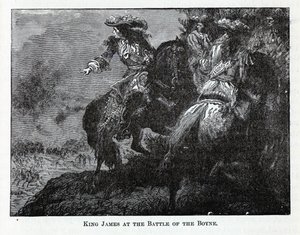 Król Jakub w bitwie pod Boyne, 1882 autorstwa Unbekannt