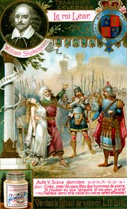 Król Lear Williama Szekspira 1564-1616, c1900 autorstwa Unbekannt
