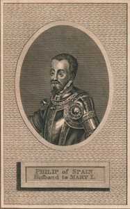 Król Hiszpanii Filip II, mąż królowej Marii I, 1793 autorstwa Unbekannt