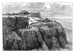 Dom Króla Teodora w Magdali, Etiopia, ok. 1868, koniec XIX wieku autorstwa Unbekannt