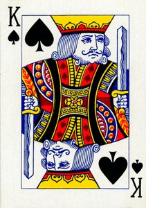 King of Spades z talii kart do gry Goodall & Son Ltd., c1940 autorstwa Unbekannt