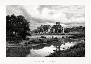 Opactwo Kirkstall, Leeds, Yorkshire, 1896 r. autorstwa Unbekannt