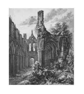 Opactwo Kirkstall, Yorkshire, 1823. autorstwa Unbekannt