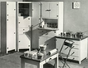 Meble kuchenne firmy Heals, Londyn, 1937. autorstwa Unbekannt