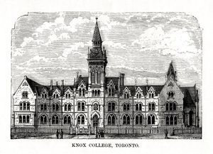 Knox College, Toronto, Ontario, Kanada, XIX wiek autorstwa Unbekannt