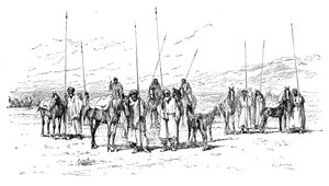 Kawaleria kurdyjska, 1895 autorstwa Unbekannt